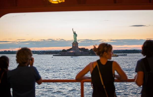 En direction de Staten Island - New York - Etats Unis