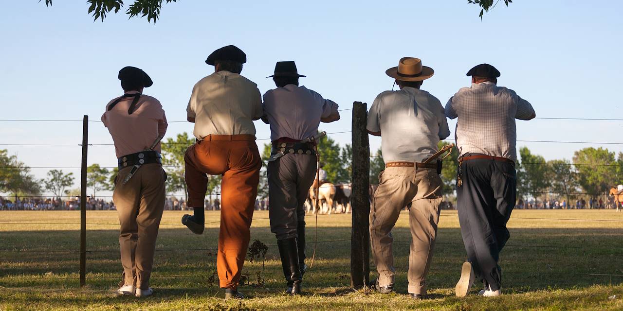Des gauchos pendant la Fiesta de la Tradicion - San Antonio de Areco - Argentine