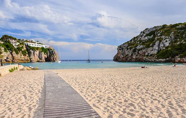 Plage de Cala en Porter à Minorque - Les Baléares - Espagne