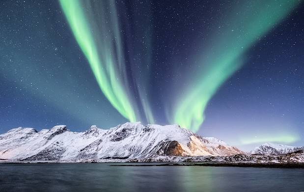 Observation des aurores boréales en Norvège