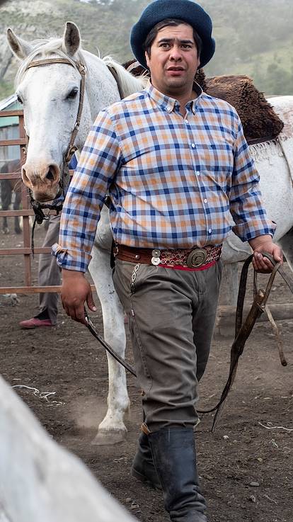 Fête locale au sein d'une estancia et rencontre avec les gauchos - Parc Torres del Paine - Patagonie - Chili
