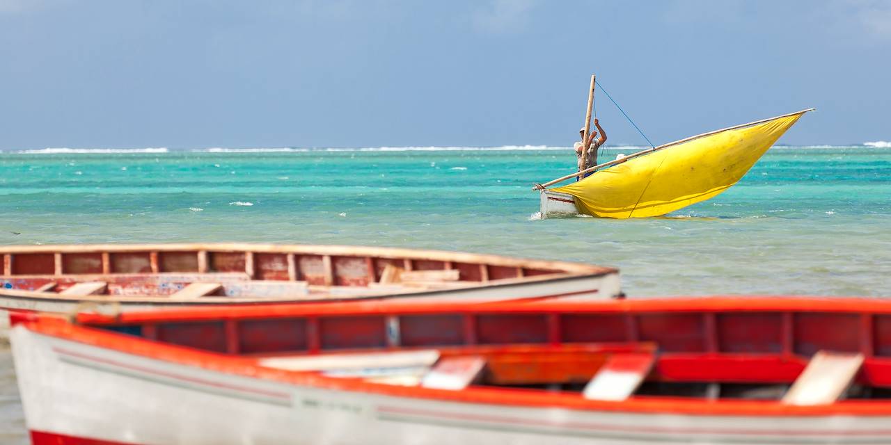 Pêcheur à l'Île Maurice