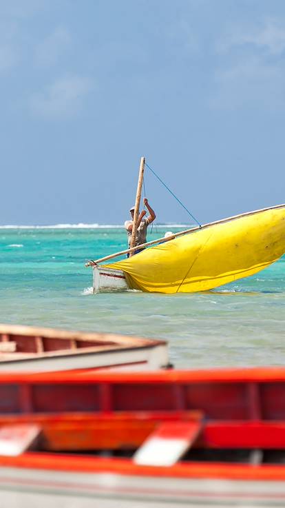 Pêcheur à l'Île Maurice