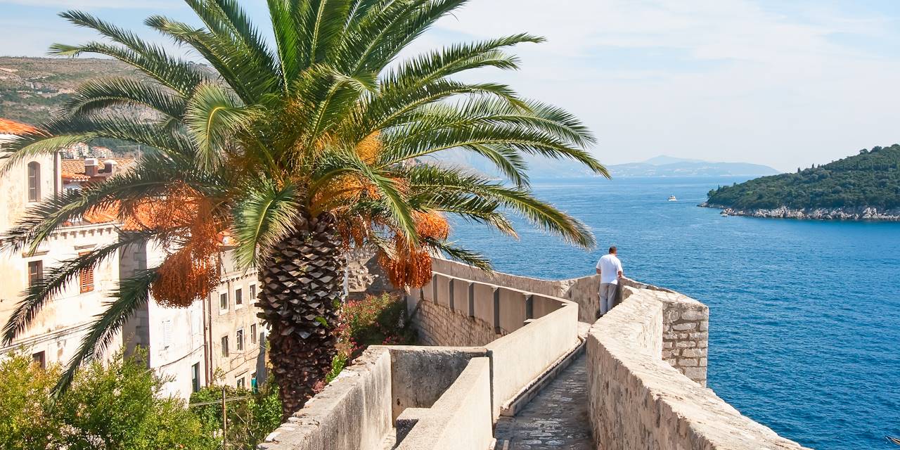 Sur les remparts de Dubrovnik - Dalmatie - Croatie
