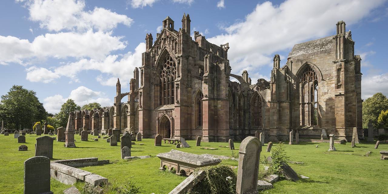 Melrose Abbey - Melrose - Écosse - Royaume Uni