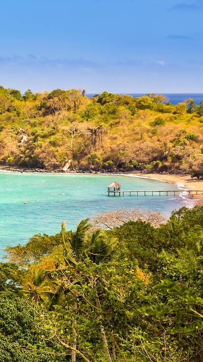 Plage sur l'île de Mayotte