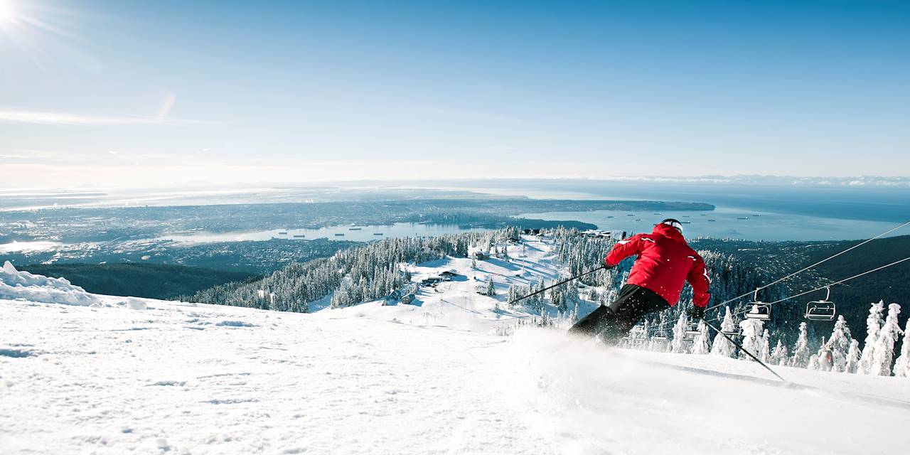 Ski à Mount Grouse - Colombie-Britannique - Canada