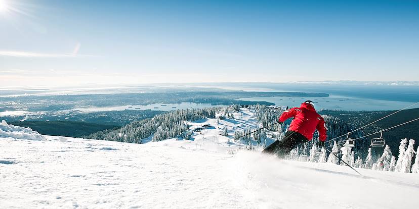 Ski à Mount Grouse - Colombie-Britannique - Canada