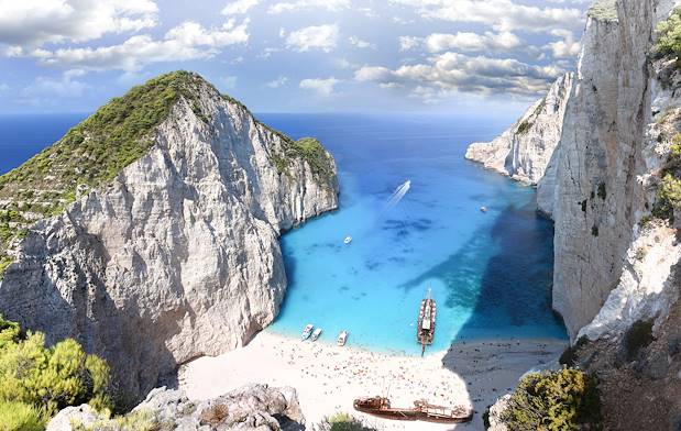 Plage de Navagio - Zante - Iles ioniennes - Grèce