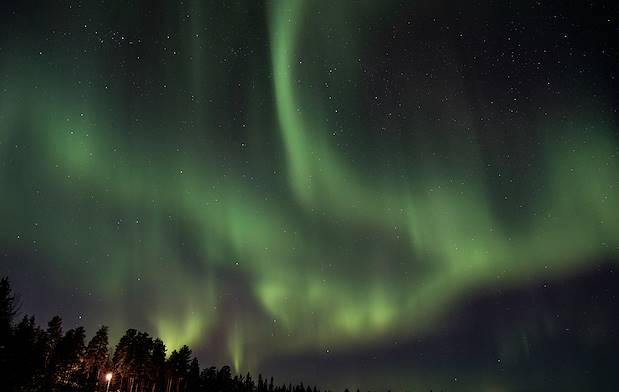 Aurores boréales en Laponie - Finlande