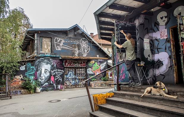Metelkova, centre culturel alternatif de Ljubljana - Slovénie