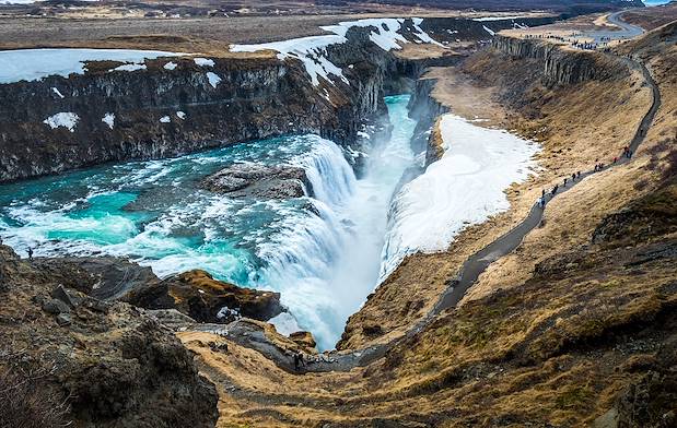 Gullfoss en hiver - Islande