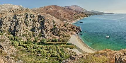 Plage de Preveli - Province de Rethymnon - Crète - Grèce