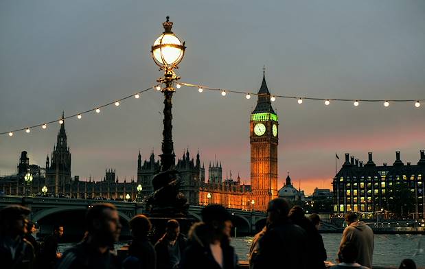 Big Ben illuminé à Londres - Angleterre - Royaume Uni
