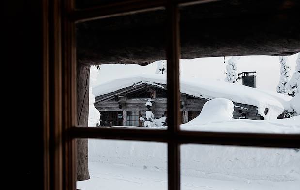 Dormir dans un chalet en bois - Laponie - Finlande