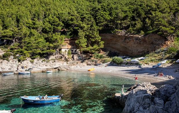 Plage Sutmiljhoska - Île de Mljet - Croatie