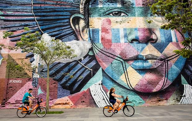 Street art dans le quartier Porto Maravilha - Rio de Janeiro - Brésil