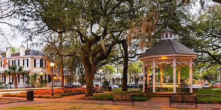 Quartier historique de Savannah - Géorgie - Etats-Unis