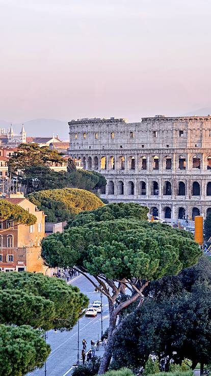 Vue sur le Colisée à Rome - Latium - Italie