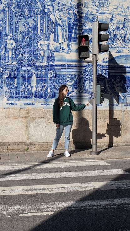 Azulejos dans le quartier de Bolhao - Porto - Portugal