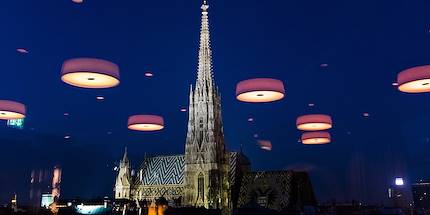 Vue sur la cathédrale depuis le Sky Café - Vienne - Autriche