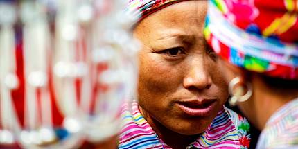 Femme Dzao rouge - District de Sapa - Province de Lào Cai - Vietnam