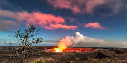 Cratère du volcan Kilauea - Ile d'Hawaï - Etats-Unis