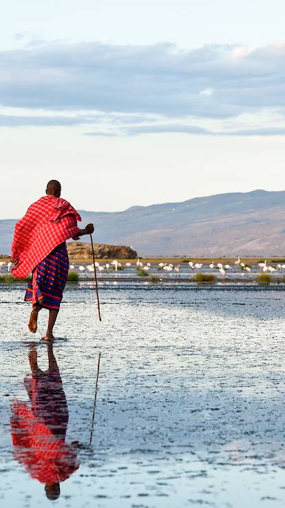 Massaï au lac Natron - Vallée du Rift - Tanzanie