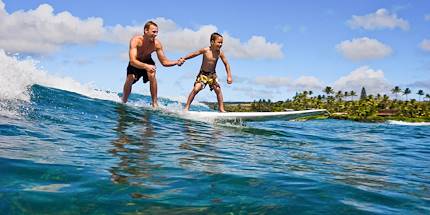 Surf en famille à Hawai