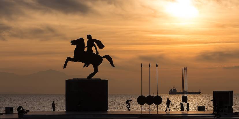 Statue d'Alexandre le Grand à Thessalonique - Grèce