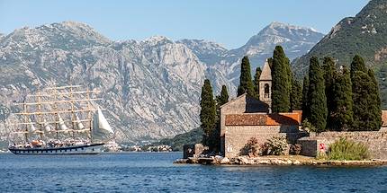 Le monastère Sveti Djordje - Bouches de Kotor - Monténégro