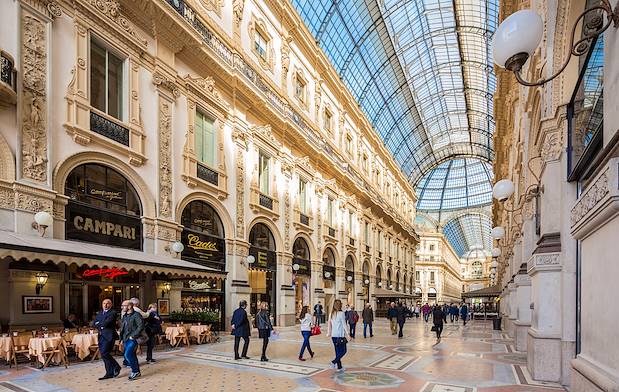 Galerie Vittorio Emanuele II à Milan - Lombardie - Italie
