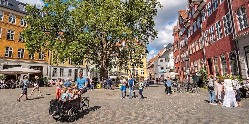 Le quartier de Strøget à Copenhague - Danemark