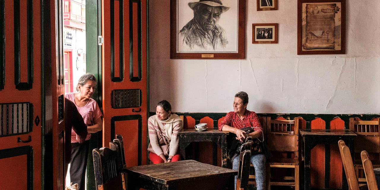 Dans un café de Salento - Région du Café - Colombie