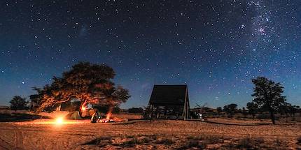 Campement au Botswana