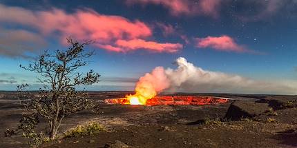 Cratère du volcan Kilauea - Ile d'Hawaï - Etats-Unis