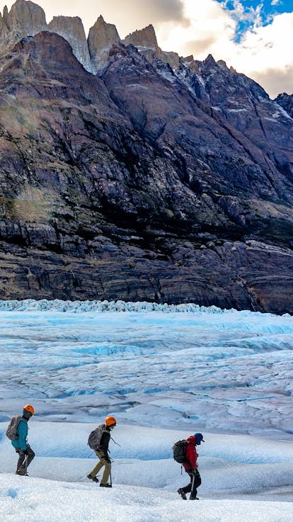 Sur le glacier Grey - Parc national de Torres del Paine - Chili