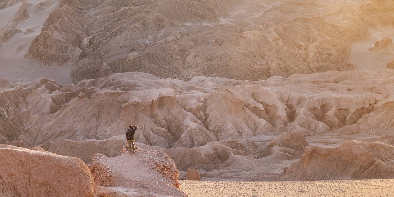 Vallée de la Lune au coucher du soleil - Antofagasta - Chili