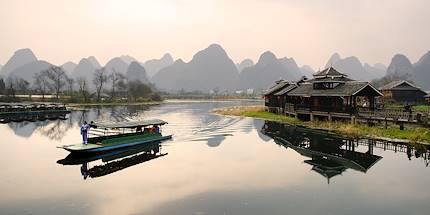 Paysage de Yangshuo - Région de Guilin - Chine