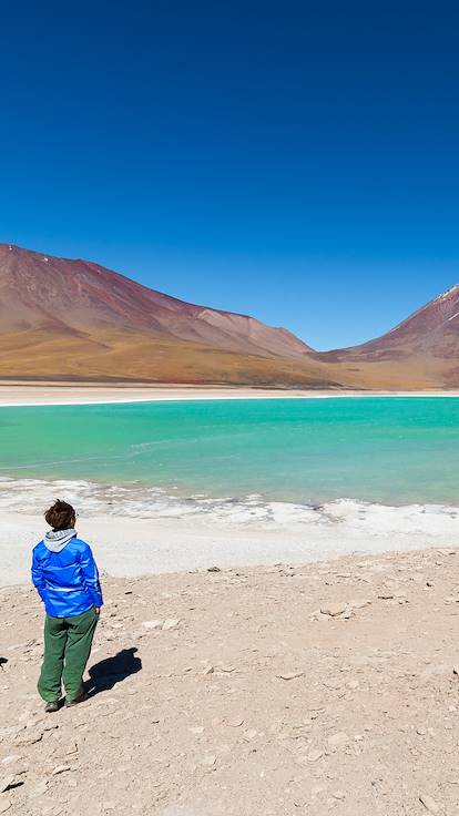 Le volcan Licancabur et la laguna Verde - Sud Lipez - Potosi - Bolivie