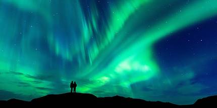 Aurores boréales en Laponie - Finlande