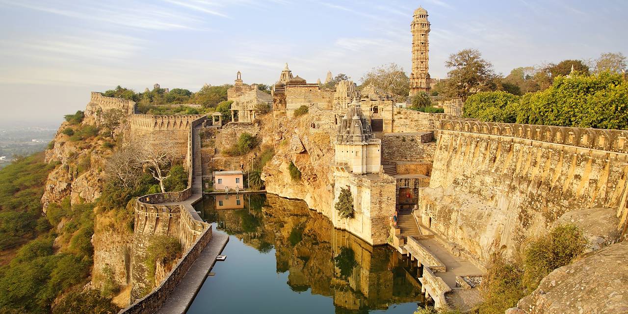 Le fort et la Tour de la Victoire de Chittorgarh - Rajasthan - Inde