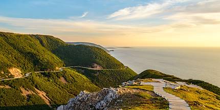 Coucher de soleil sur la Skyline Trail - Parc National des Hautes Terres du Cap Breton - Canada
