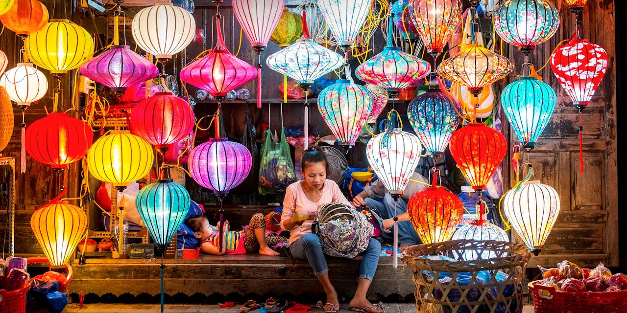 Boutique de lanternes traditionnelles - Hoi An - Vietnam
