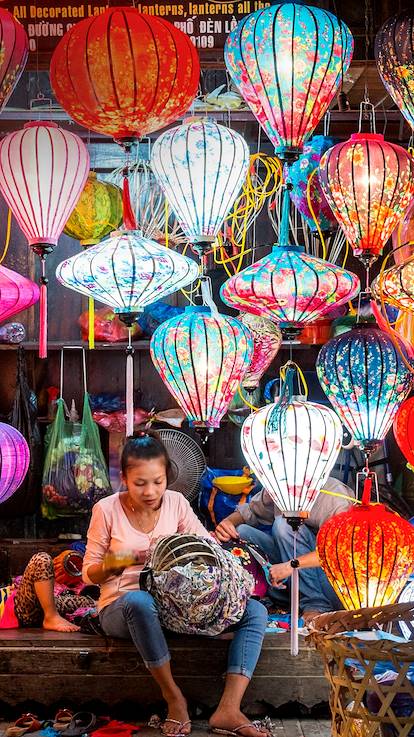Boutique de lanternes traditionnelles - Hoi An - Vietnam