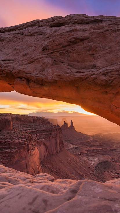 Mesa arche - parc national de Canyonlands - Utah - Etats-Unis 