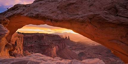 Mesa arche - parc national de Canyonlands - Utah - Etats-Unis 