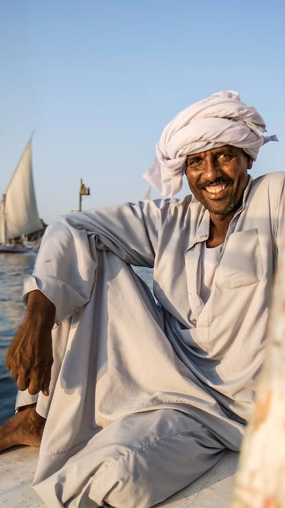 Navigation sur le Nil, Assouan - Egypte