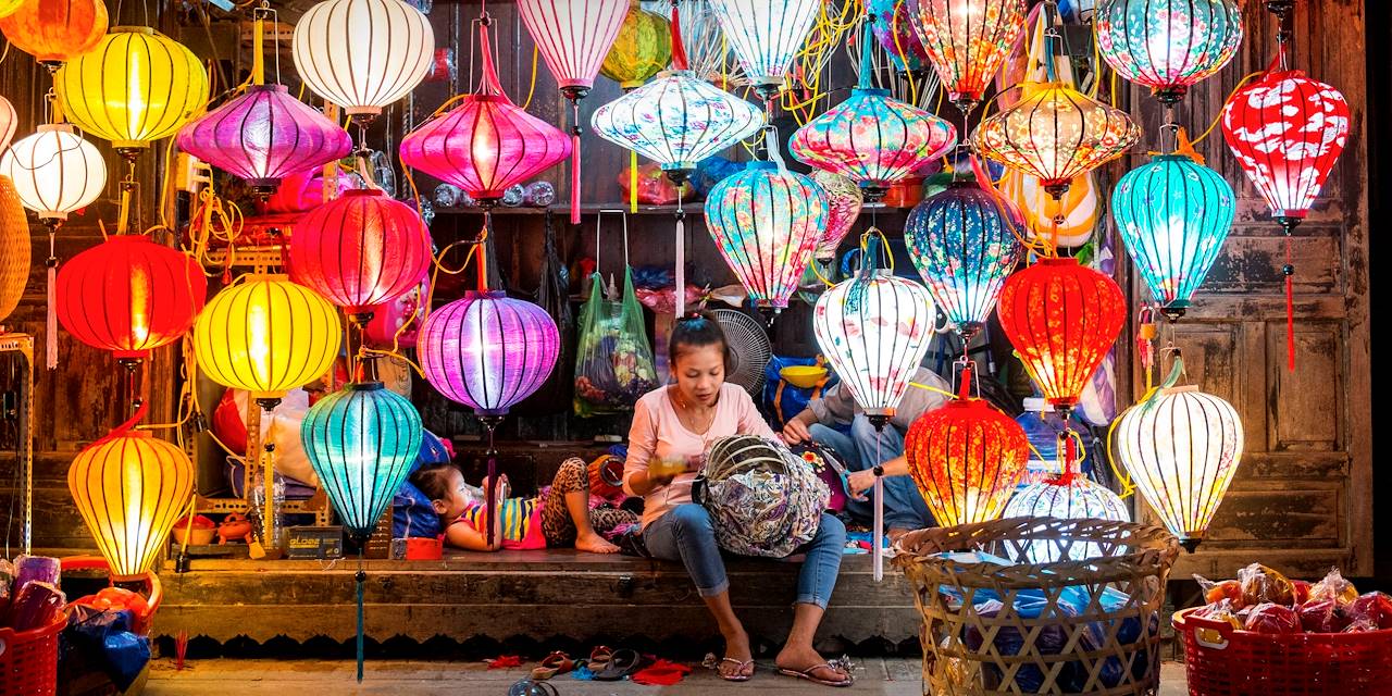 Boutique de lanternes traditionnelles - Hoi An - Vietnam