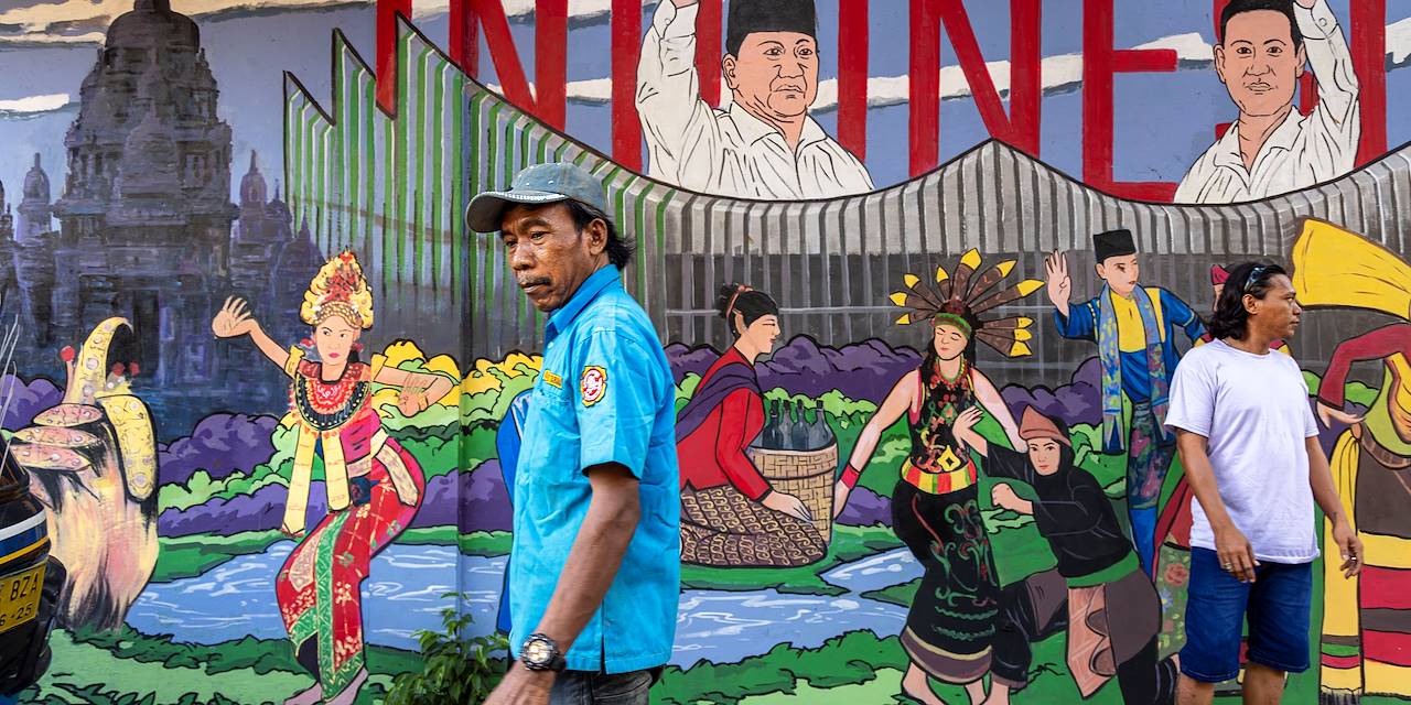 Street art à Jakarta - Île de Java - Indonésie